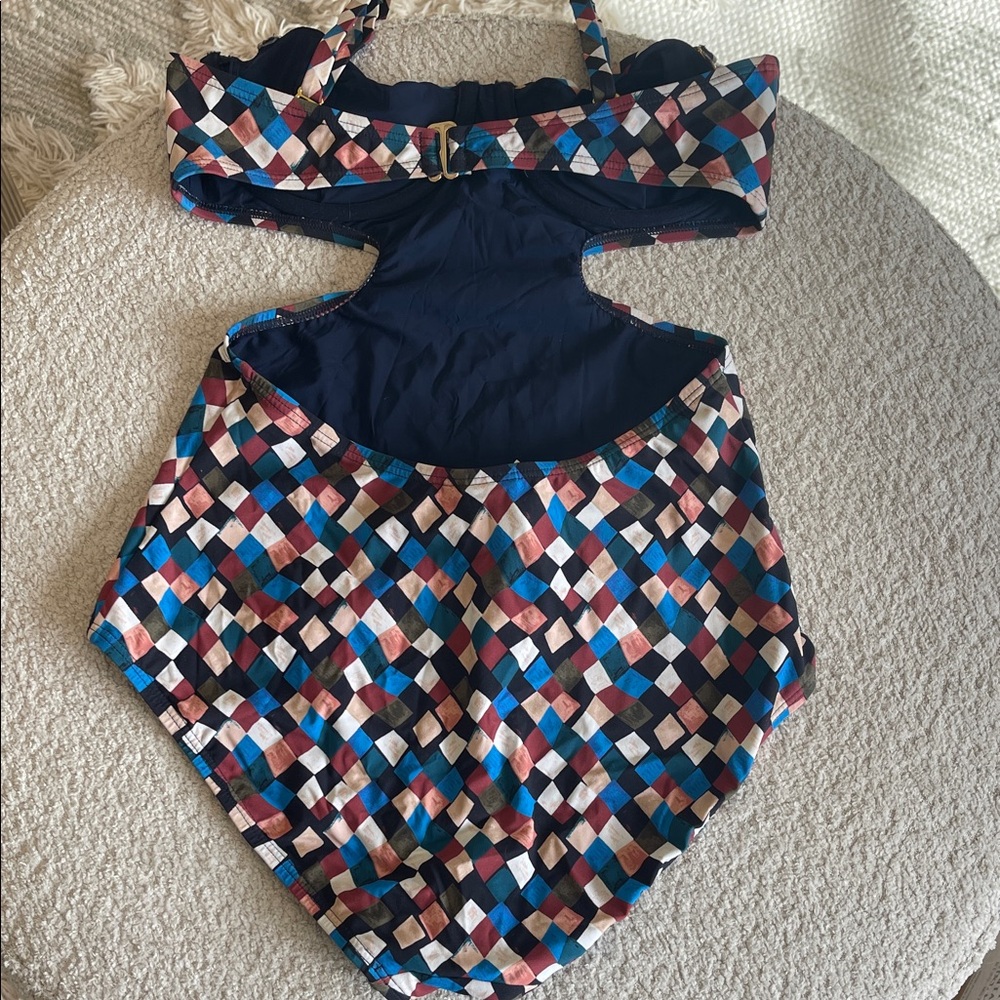 NWT Tory Burch Clemence Cut-Out One Piece Swimsuit - Small - Picture 5 of 6